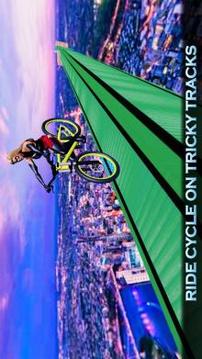 SuperHeroes Bmx Sky Tracks Stunts 2018游戏截图1