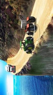 Chained Tractor Offroad : Pull Hill Climb Driving游戏截图1