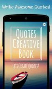 Creative Quotes Maker Book - Quotes Creator App游戏截图1