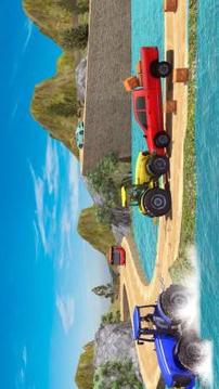 Chained Tractor Offroad : Pull Hill Climb Driving游戏截图2