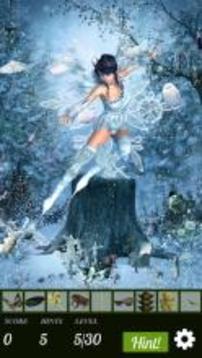 Hidden Object Search - Frost Fairies游戏截图3