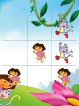 Dora Tic Tac Toe Kids游戏截图3