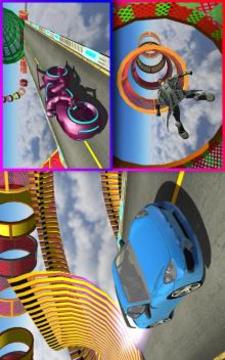 Extreme Insane Racing Tracks Stunts游戏截图1