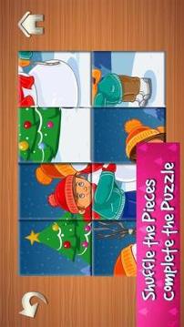 Christmas jigsaw puzzle-preschool kids free游戏截图2