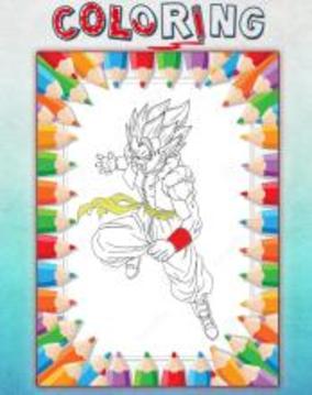 How To Color Dragon Ball Z -dbz new games游戏截图1
