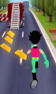 Subway Super Titans Go runner dash游戏截图1