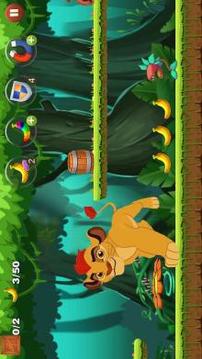 Jungle Lion Hero Adventures Run游戏截图3