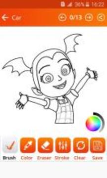 How To Draw Vampirina (Vampirina games)游戏截图4