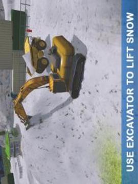 Excavator Pull Tractor: City Snow Cleaner游戏截图5