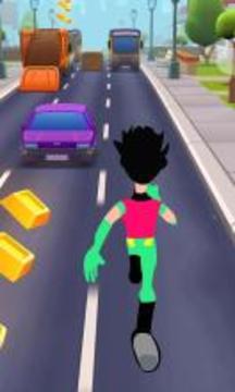 Subway Super Titans Go runner dash游戏截图2