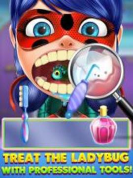 Crazy Ladybug Dentist游戏截图2