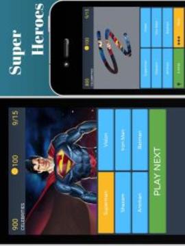 Scratch & Guess the Super Heroes, Movies, Animals游戏截图3