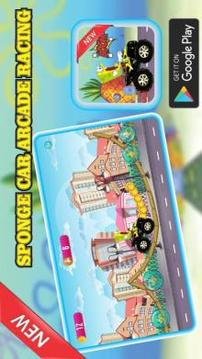 Sponge Car Arcade Racing游戏截图2