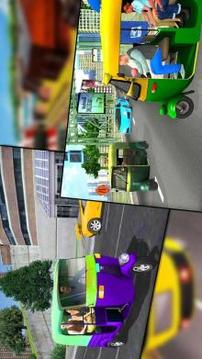 Tuk Tuk Rickshaw Traffic Rider游戏截图5