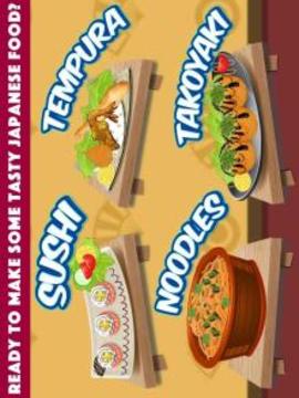 Japanese Food Maker Food Games游戏截图1