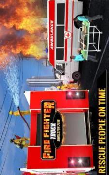 Real City Heroes Fire Fighter Games 2018 *游戏截图4