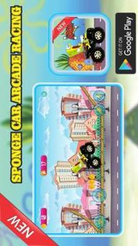 Sponge Car Arcade Racing游戏截图1