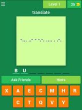 Translate Morse code游戏截图4