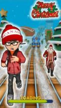 Santa Runner: Subway Surfer 3D游戏截图2