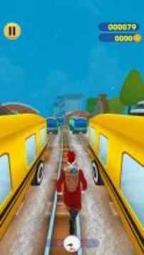 Santa Runner: Subway Surfer 3D游戏截图1