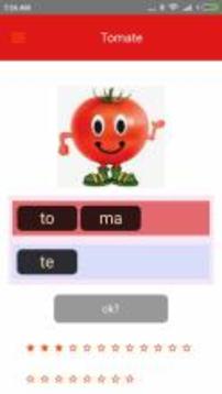 Tomate - Aprender a ler e escrever游戏截图5