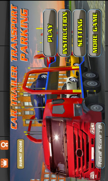 3D卡车运输停车游戏截图1