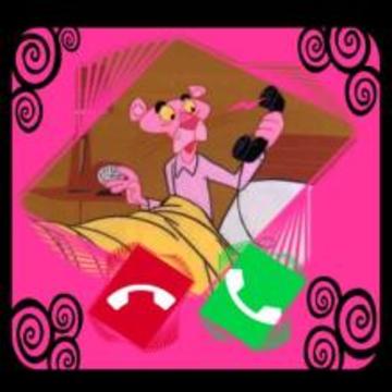 Fake Call From Pink Prank Panther Free游戏截图2