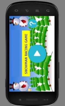 SNOWMAN RACE GAME - FREE游戏截图1