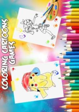 * Coloring Pokemon Book Free游戏截图2
