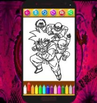 How To Color Dragon Ball Z (Dragon Ball Z games)游戏截图2