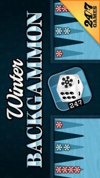 Winter Backgammon游戏截图1