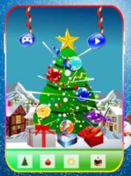 美丽 华美 圣诞 树木 装饰游戏截图1