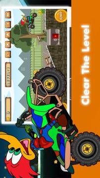 Woody Motor Woodpecker Dirt Bike Stun Chalange游戏截图2