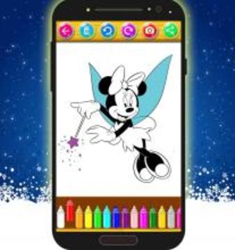 How To Color Minnie Mouse -Christmas With Mickey游戏截图4