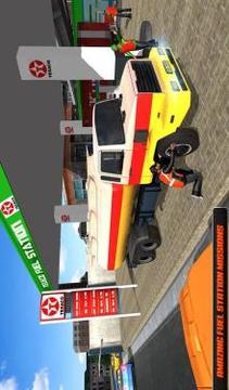 USA Truck Mania: Forklift Crane, Oil Tanker Game游戏截图4