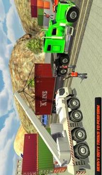 USA Truck Mania: Forklift Crane, Oil Tanker Game游戏截图3