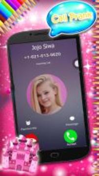 Fake Call from Jojo Siwa游戏截图2