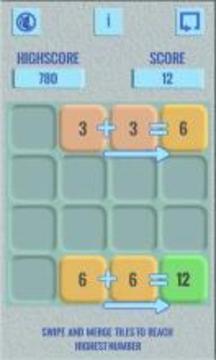 3072 - A Puzzle Game On Numbers游戏截图5