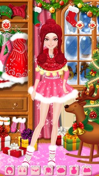 圣诞装扮派对-芭比公主小游戏游戏截图4