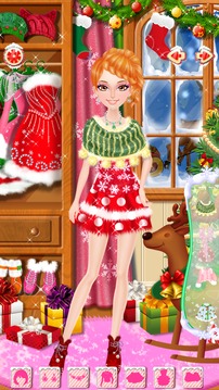 圣诞装扮派对-芭比公主小游戏游戏截图3