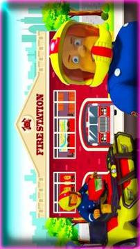 Fireman Sam Games & Firefighter truck games Kids游戏截图1