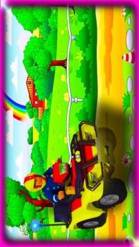Fireman Sam Games & Firefighter truck games Kids游戏截图2