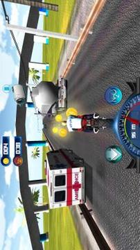 Upin Super Moto Racing Bike 2游戏截图1