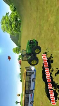 Expert Chained Tractor Pull : Towing Bus Service游戏截图3