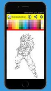 Coloring Book for Cartoon Characters游戏截图3