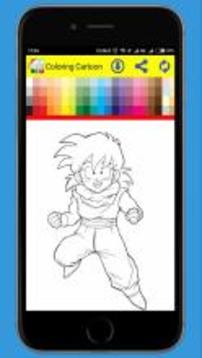 Coloring Book for Cartoon Characters游戏截图2