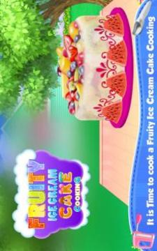 Fruity Ice Cream Cake Cooking游戏截图1