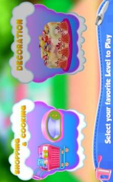 Fruity Ice Cream Cake Cooking游戏截图2