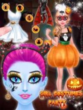 Halloween Girl Costume Party游戏截图3