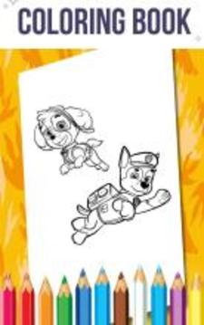 How To Color PAW Patrol -paw patrol games游戏截图2